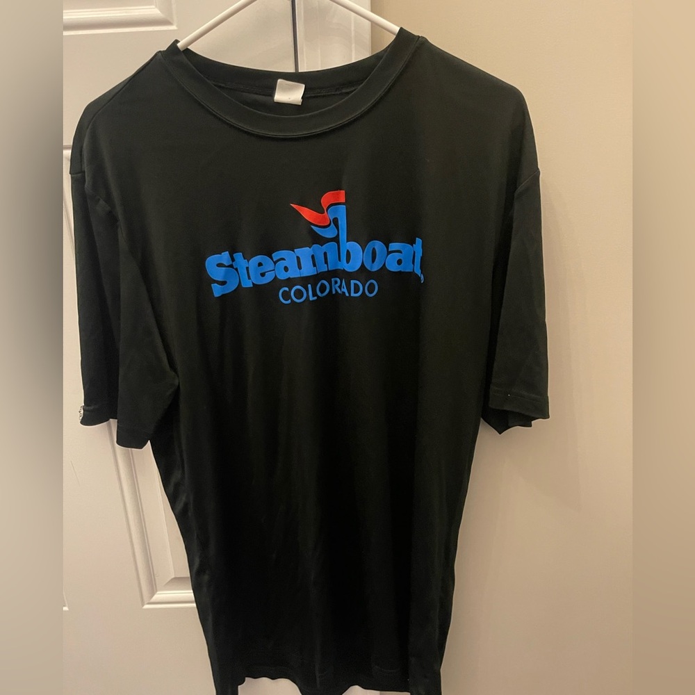 Steamboat Colorado Black dri-fit T-Shirt. Size XL. New without tags